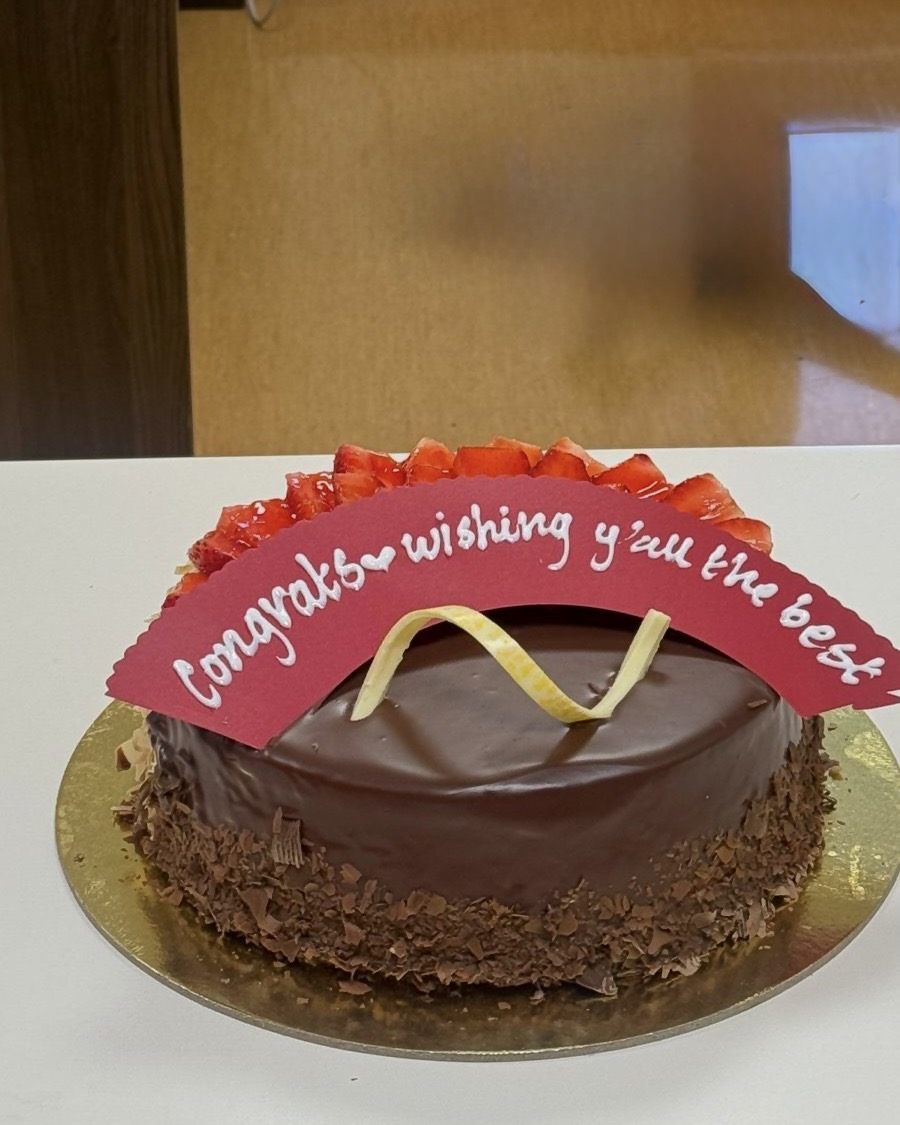 We kicked off our day with celebration. Congrats Dr. <a href="/mody_mrk/">Moayed</a> &amp; Dr. <a href="/7atex/">Hamdan</a> for your graduation! Your dedication and hard work have truly paid off. 

Wishing you both a strong start and continued success in your pharmacy journey.