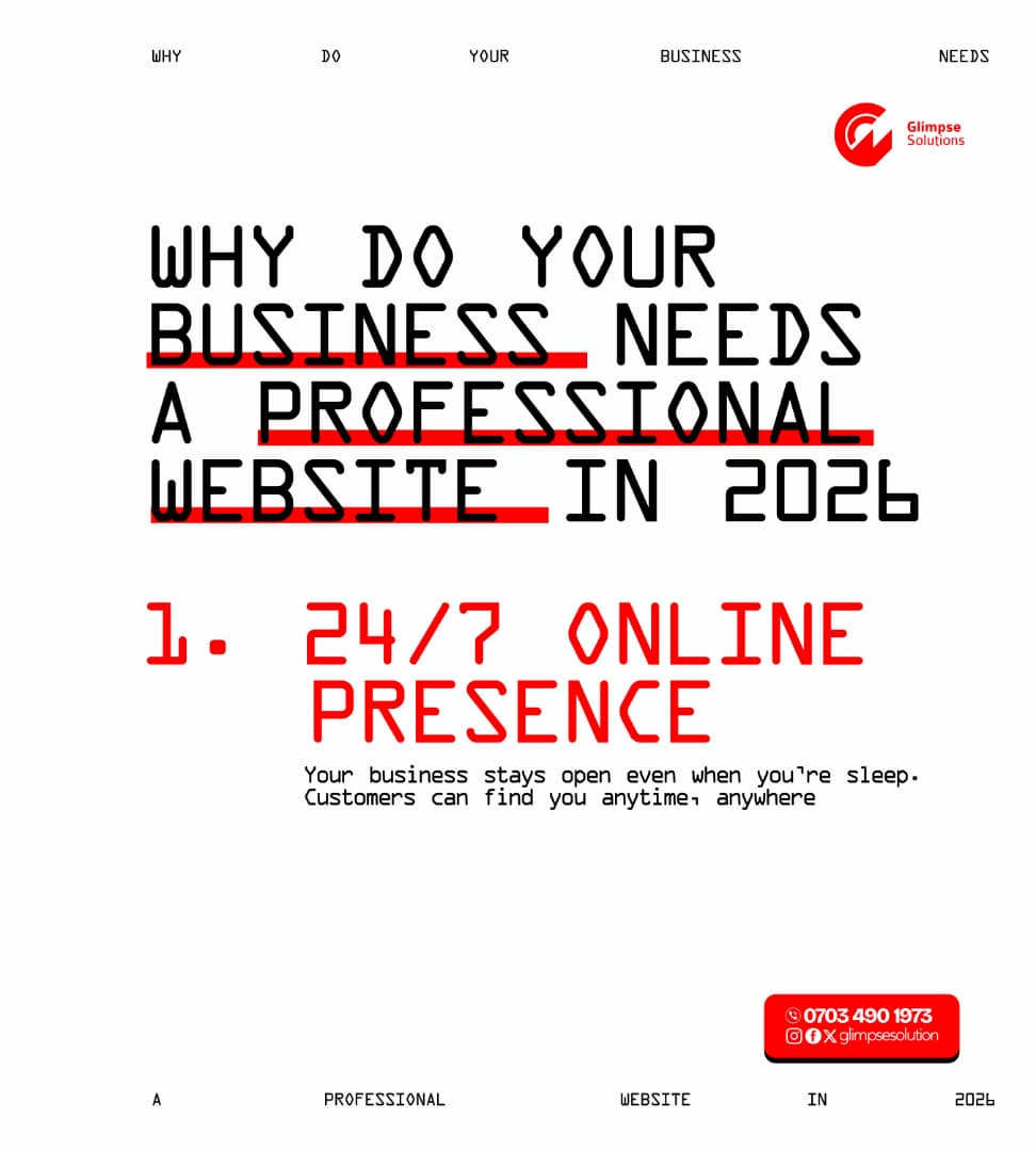 glimpsehub's tweet image. Yes Sir, Social media is gigantic, but a website gives you control, credibility, and growth. If you’re serious about scaling, you need a space you truly own. 

#businessGrowth #DigitalPresence #WebsiteMatters #Entrepreneur #glimpsesolutions