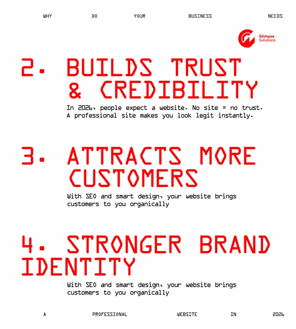 glimpsehub's tweet image. Yes Sir, Social media is gigantic, but a website gives you control, credibility, and growth. If you’re serious about scaling, you need a space you truly own. 

#businessGrowth #DigitalPresence #WebsiteMatters #Entrepreneur #glimpsesolutions