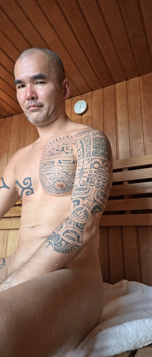 alone in the sauna