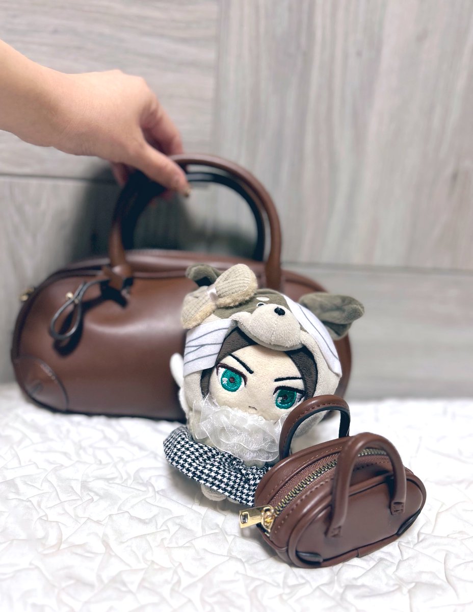 ふしょちゃんとおそろ🐶🪽👜🤍