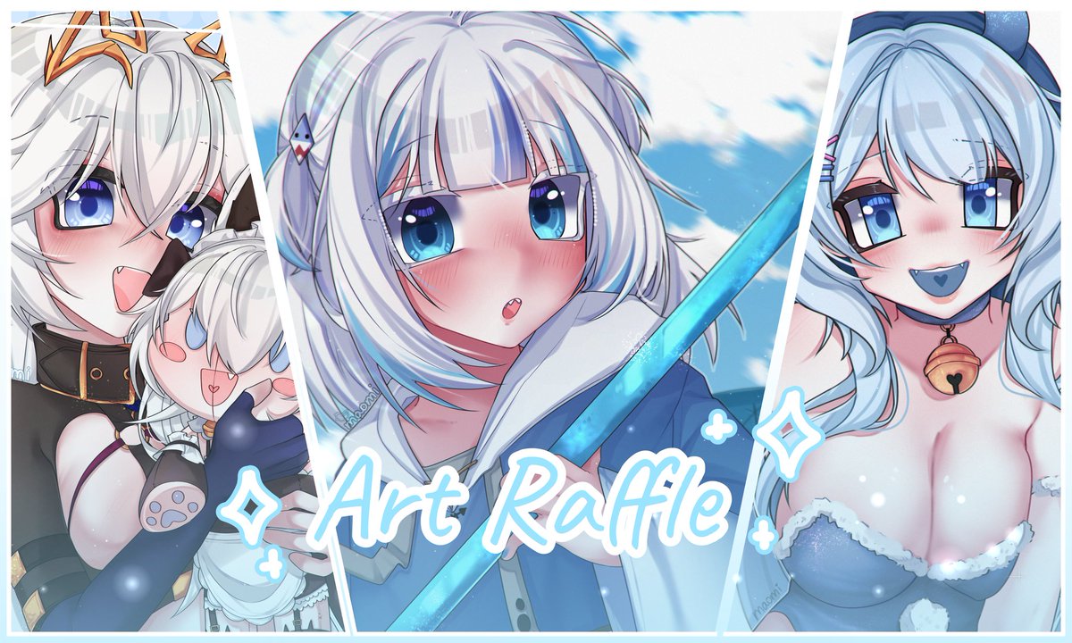 maaaomiiii's tweet photo. ⁠✧ ｡⁠• `ART RAFFLE `• ｡⁠✧

Prize:
Full render art half body without a complex background 
To enter: 
♡ Follow / Like / RT  
♡ Comment your OC  
  
Ends art raffle March 7th (my birthday heh)
#artraffle #artgiveaway https://t.co/lU71WoocWy