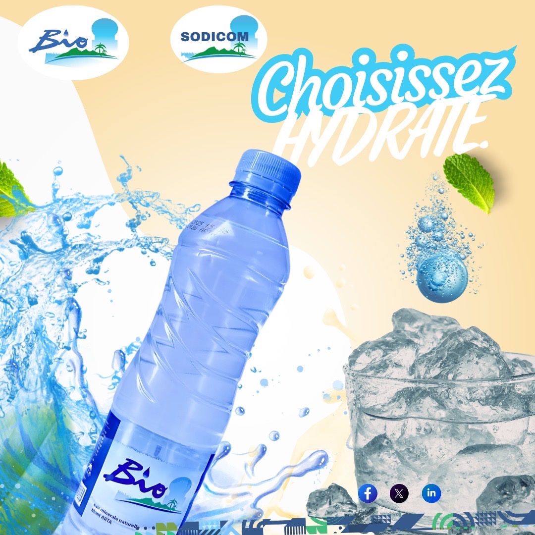Sodicom_Bio's tweet photo. 💧 HYDRATE
L’excellence de l’hydratation
Une pureté rigoureusement contrôlé
Une fraîcheur authentique
Une énergie qui vous accompagne chaque jour
Parce que la performance commence par une hydratation d’exception
✨ Choisissez la qualité Choisissez HYDRATE
#HYDRATE #Excellence https://t.co/gyVj7UPT24