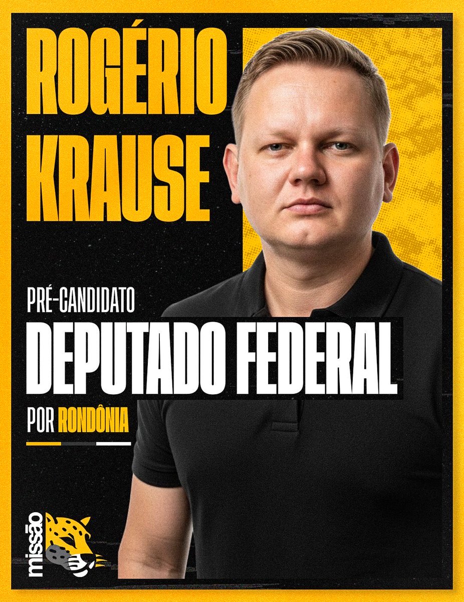 krause_rogers's tweet photo. E com muito orgulho que aceito essa Missão, o maior desafio da minha vida! Rondônia não faltará ao chamado! @PartidoMissao #PartidoMissão #MBL #Rondônia #Jaru https://t.co/UEm0w3tSVA