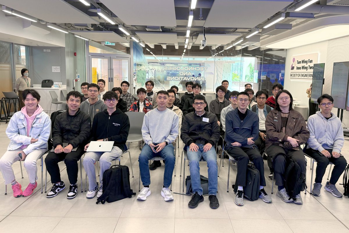 hkudatascience's tweet photo. ใEvent Recap! ๐ใ
IDS Seminar #23: Prof. Yingyu Liang on โTangram Theory of Generalizationโ ๐งฉ Fresh take on ML generalization + AGI path! Full house & lively Q&A.
Recording: https://t.co/PZSp7H9pXZ
#HKUIDS #MachineLearning #AI https://t.co/zychEpQ5jF