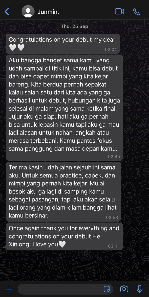 miroticinyreyes's tweet photo. junlong one tweet au

kapan terakhir bertemu? bahkan ku sudah lupa….. https://t.co/iCsvQr3xOs