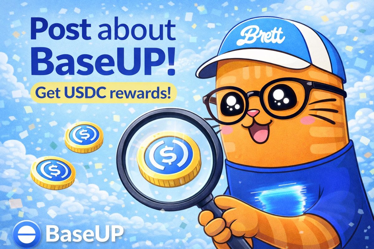 BaseUPgame's tweet image. Don’t forget to post about us. I’ll add the best ones to tasks with a requirement to follow you. And if your post hits the recommendations and gets strong reach, I’ll send you a USDC reward.