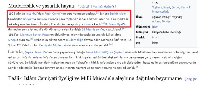 📌İskilipli Atıf Vatan Haininin önde gideni bayrak tutanıdır. Hadi siz Cumhuriyeti reddediyorsunuz. İskilipli Atıf'ı bizzat 2. Abdülhamid cezalandırmış ve sürgün etmiştir. Abdülhamid'e de mi vatan haini diyorsun şimdi? O halde Akın Gürlek gerekeni yapar senin için.