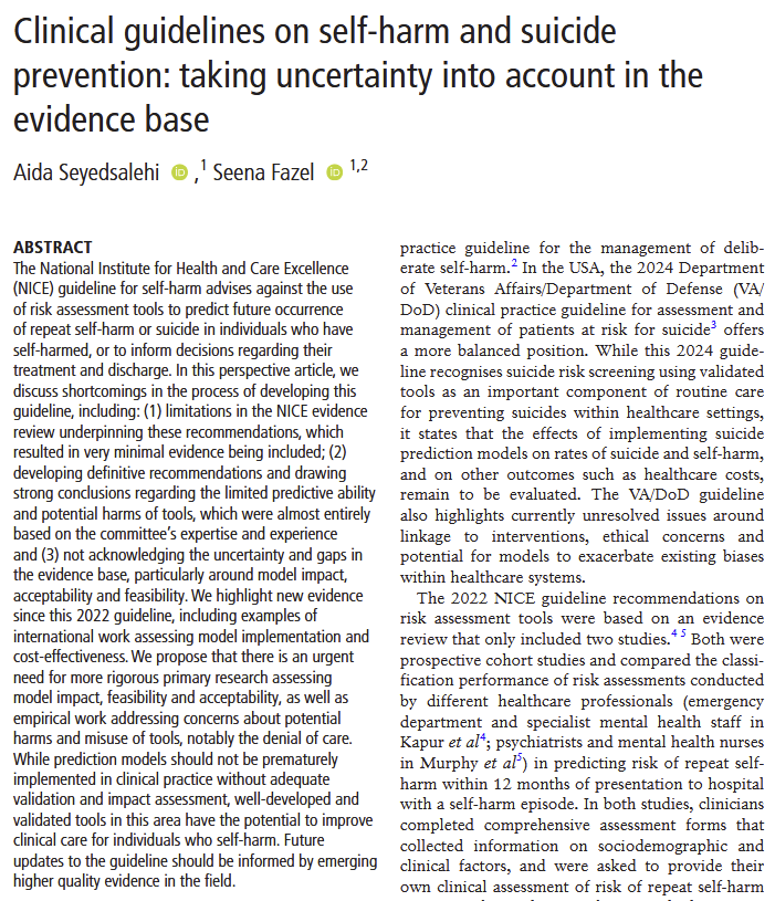 Seena Fazel tweet media