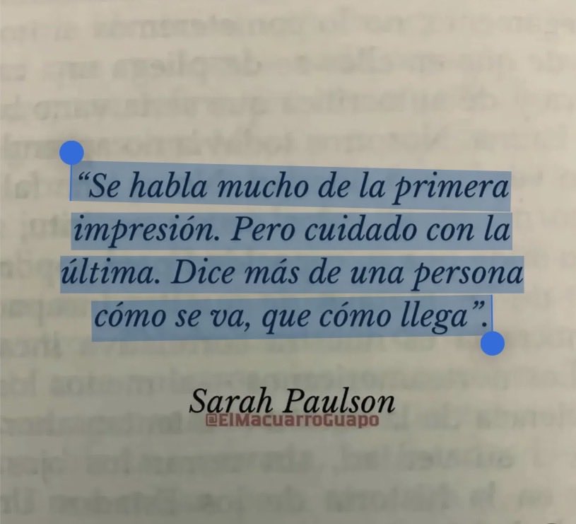 Todos hablan de la primera impresión, pero pocas veces se entiende que la última es la que realmente importa. Sarah Paulson lo describe de manera perfecta: la forma en que alguien se va lo dice todo. Porque al final, no somos solo cómo llegamos, sino cómo decidimos partir.