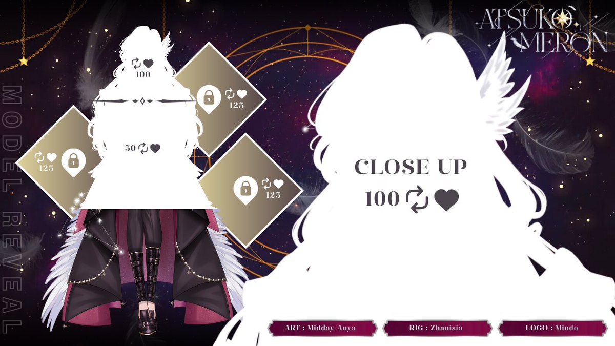 เพียงอึดใจเดียว เราใกล้จะได้เจอกันแล้วนะ✨

พี่ๆที่ผ่านไปผ่านมา ทั้งสุดหล่อสุดสวย ช่วยกันเปิดเงาให้เมรอนหน่อยได้ไหมคะ เผื่อเราจะได้สบตากัน…💕

ประโยคนี้ไม่ใช่หนู!!!! อร๊ากกกกก ตีมือ// พิมพ์อะไรเนี่ยเรา เขิน!!!

#AtsukoMeron #Vtuber #VtuberTH #ModelReveal #ReDebut #VtuberUprising