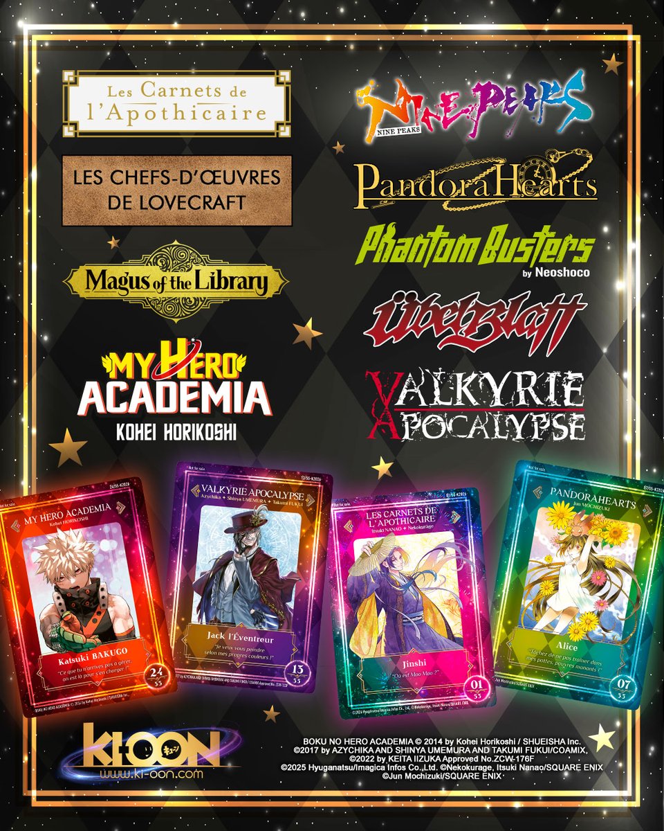 Pour rappel :
✨ 2 séries achetées de la sélection = 1 pack.
✨ 1 carte est disponible dans les deux tomes d'"Ichi the Witch"
✨ L'album est disponible dès le premier pack

⚠️ N'hésitez pas à demander à votre libraire s'il participe bien à l'opération !