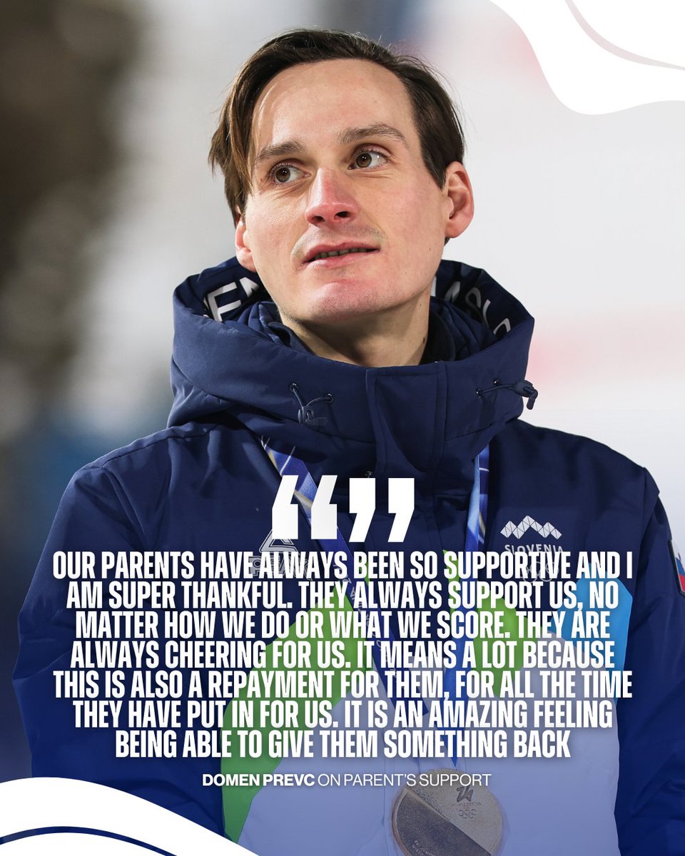 FISskijumping's tweet photo. Beautiful words from Domen to his parents 😍
#fisskijumping #PassionBeyondLimits https://t.co/SbV7byIxz3
