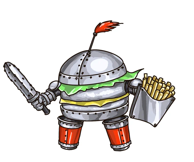 ハンバーガー騎士
