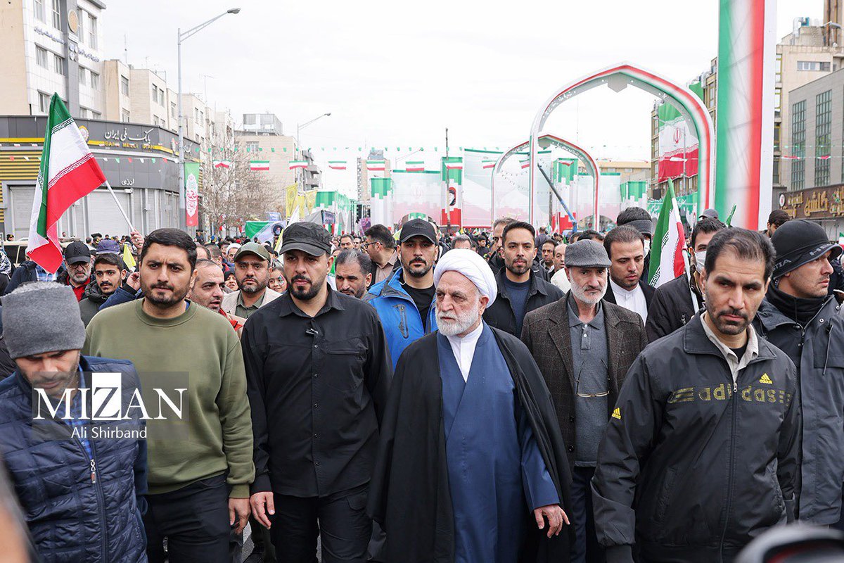 MizanPhoto's tweet photo. حضور رئیس قوه قضاییه در راهپیمایی یوم الله ۲۲ بهمن

📸مشاهده گزارش تصویری👇
https://t.co/5XWam4CJMl

#۲۲بهمن 
#ایران https://t.co/z4KSLP7iZp