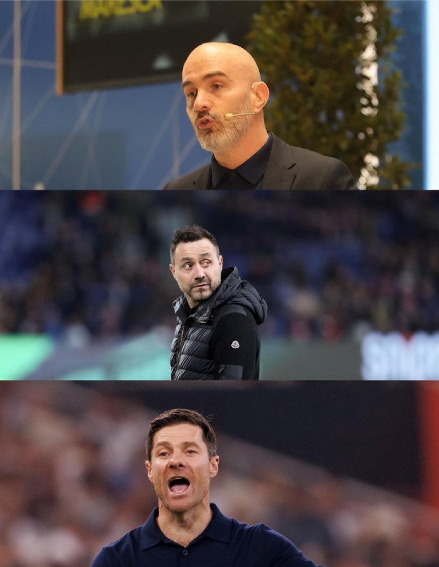 samenaze's tweet image. 💡🤔 Spurs options on the table:

Enzo Maresca
Roberto De Zerbi
Xabi Alonso

Who’s the best fit to lead Tottenham next?
Tactics, identity, and long term project. 👇

#THFC #PremierLeague #ManagerSearch