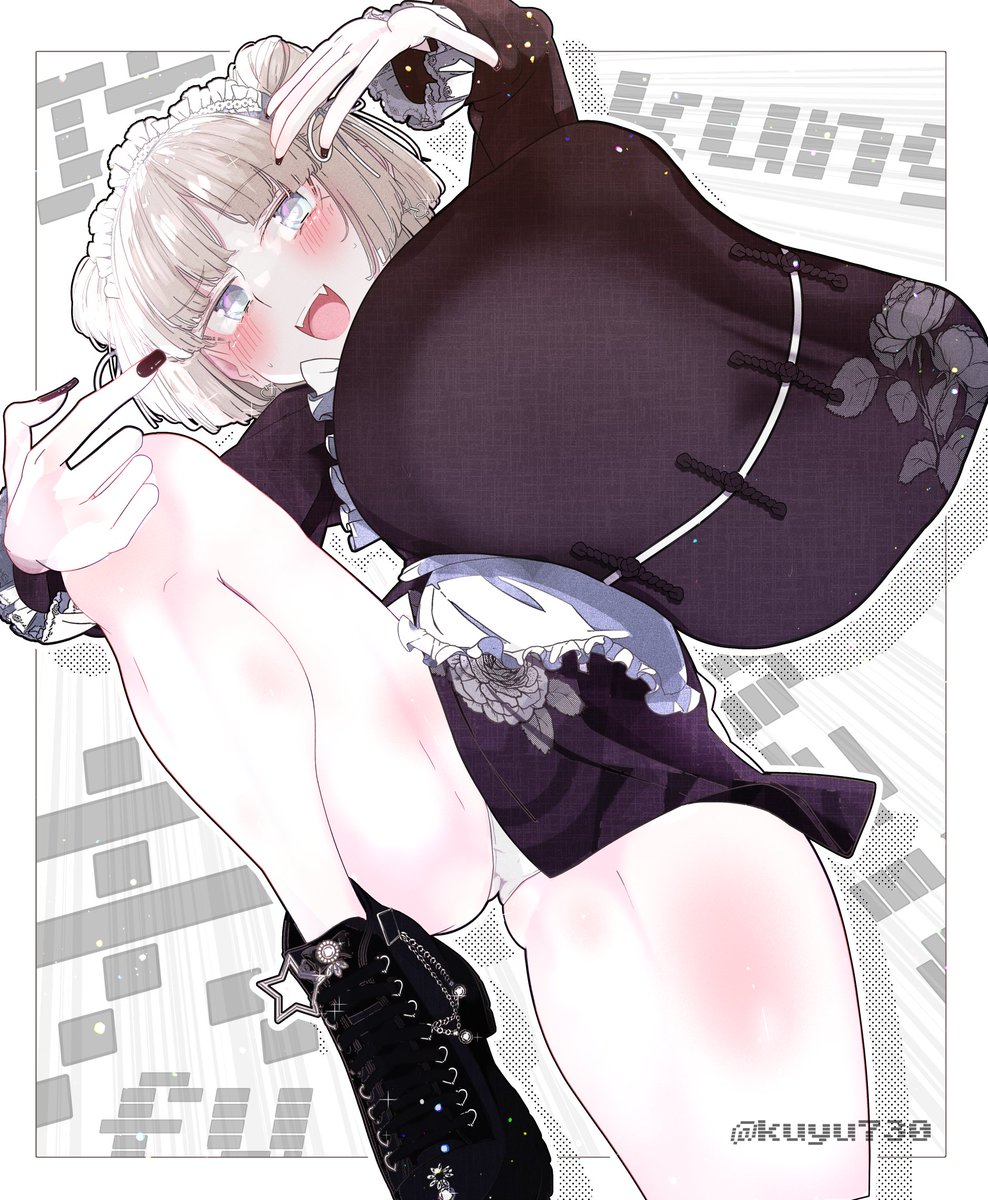 でかカンフーメイドコスです!あし差分もあります
--
My OC cosplays Huge Kung fu Maid costume! 