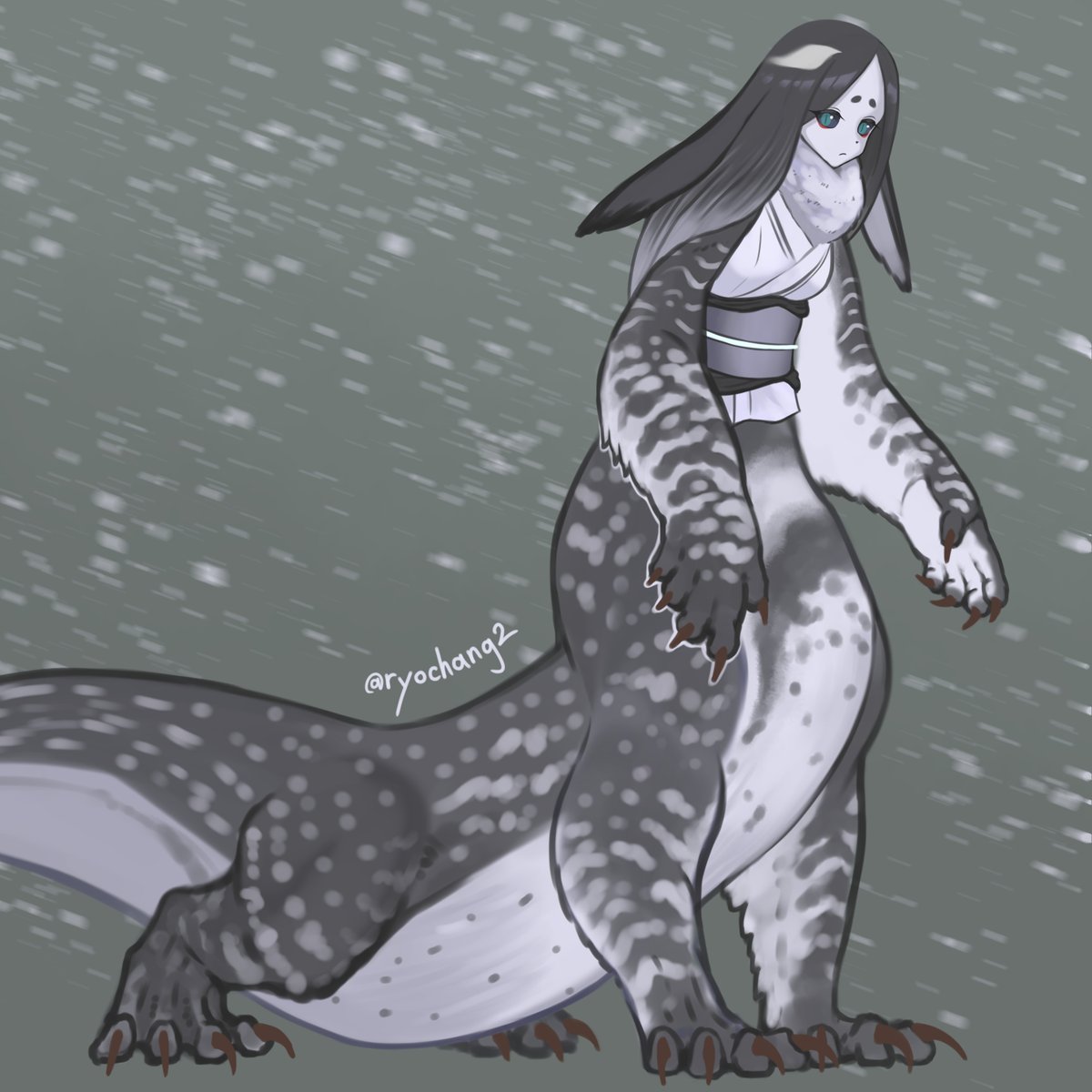 #私はこういう絵を描いています
妖怪娘ズ