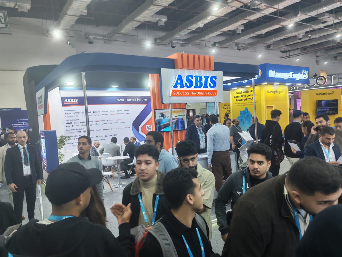 Visit us at AI Everything MEA Egypt 2026! 🚀
ASBIS Middle East is showcasing the latest AI &amp; tech solutions as part of GITEX Global.
📍 11–12 Feb 2026
📌 Stand H1-G10

Come by the booth and say hi!
#ASBIS #AIEverything #GITEX #AIEgypt #TechEvent #ArtificialIntelligence #MEATech