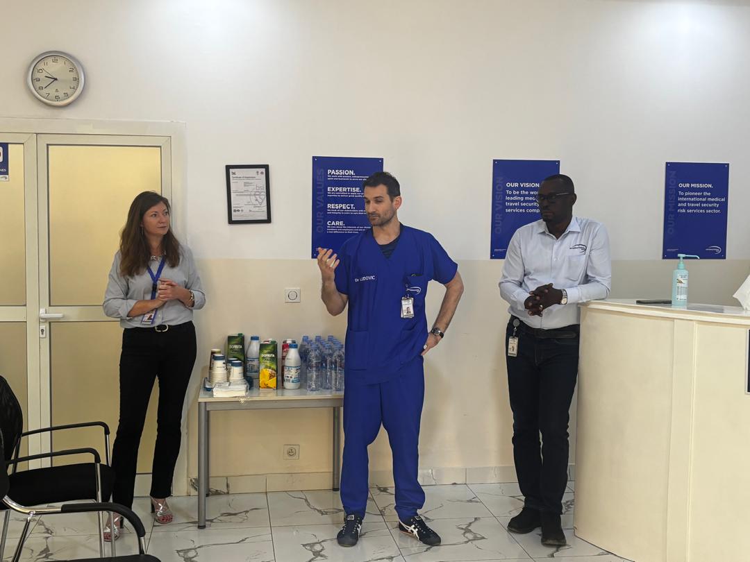 International SOS tweet media