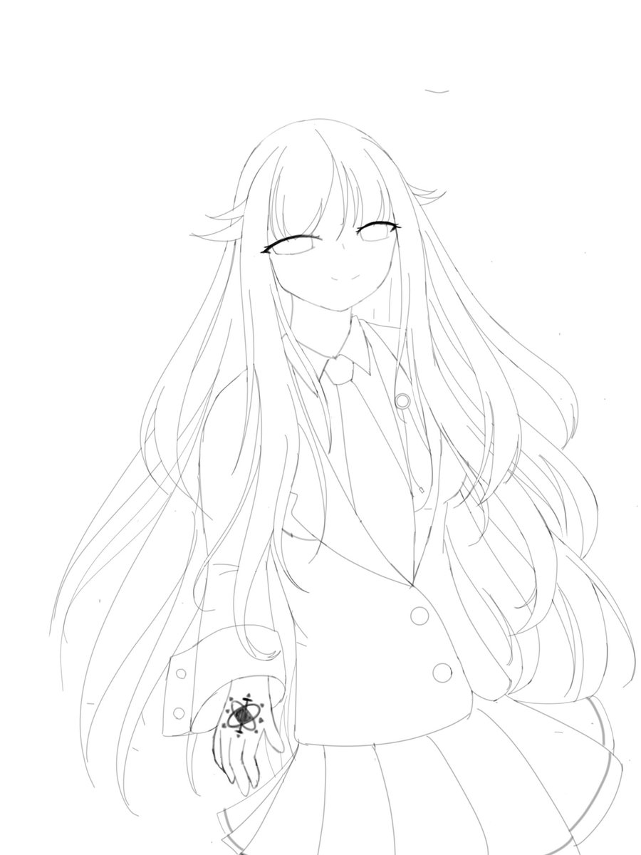 Kokoroのお絵描き修行 こんにちはです～ 久しぶりのクリスティナちゃん