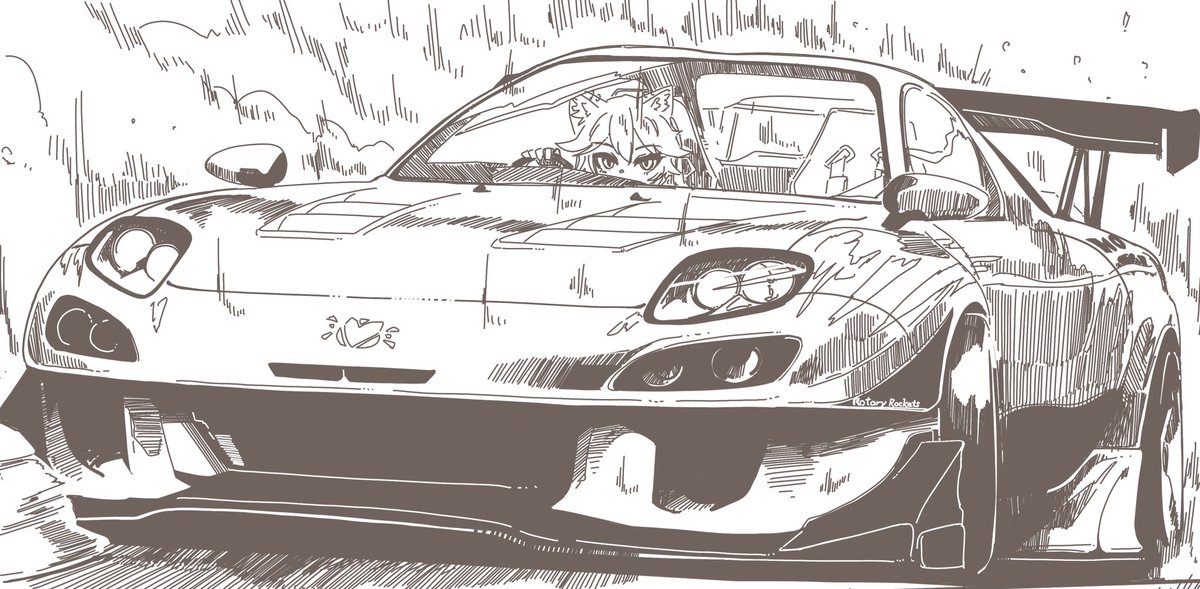 #私はこういう絵を描いています 