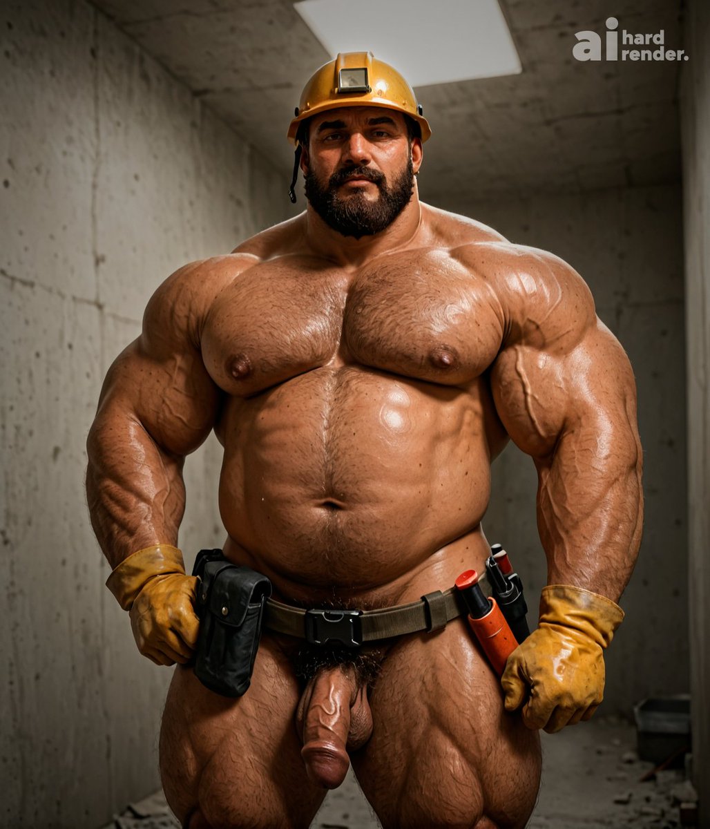 If you need something fixed at home, Chuck’s your guy, ready and willing... 🔧

#nsfw #gay #gayporn #gaysex #gayai #aigay #bara #gaydaddy #gaybear #gayworkmen #gayworkers