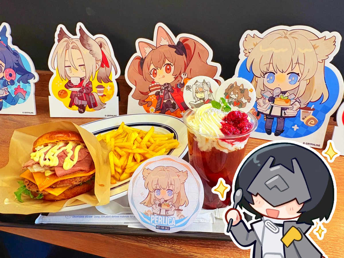 池袋のエンドフィールドコラボカフェ、フードもドリンクもすごく