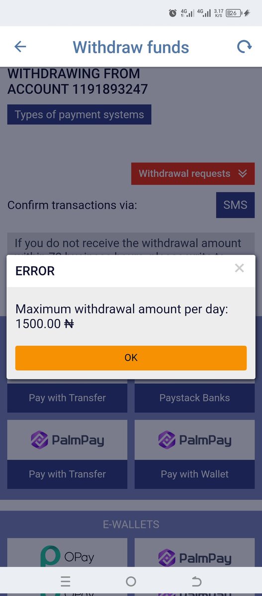 Gideonokos's tweet photo. @PariPesaNigeria 
@paripesa 
Kindly look into my plight. https://t.co/kWylfFGDZ2
