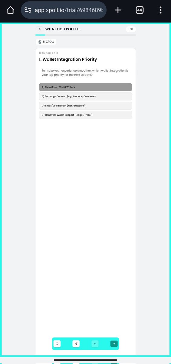 Macien_oxo's tweet photo. Social Miners, your signal is needed. XPoll @xpollplatform x DAO Labs @TheDAOLabs are running a massive consultation on the future of on-chain participation, signal coins &amp; community rewards. Metamask 🔜

Jump in, vote, earn &amp; help shape the platform: https://t.co/uhqKhKIVZ4 https://t.co/fHbE4VOOeS