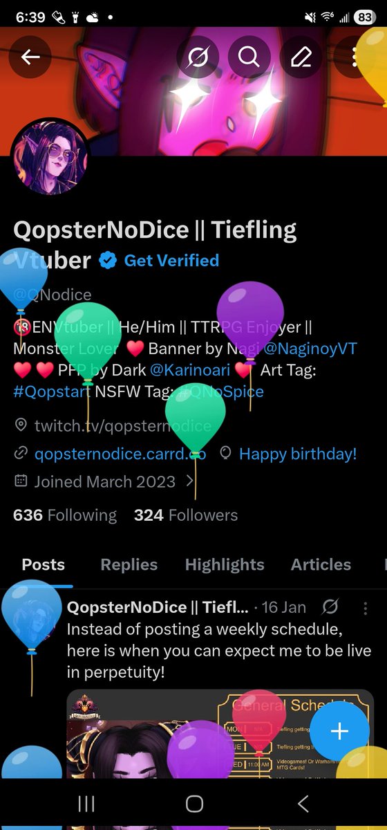 Oh hey I got some balloons!