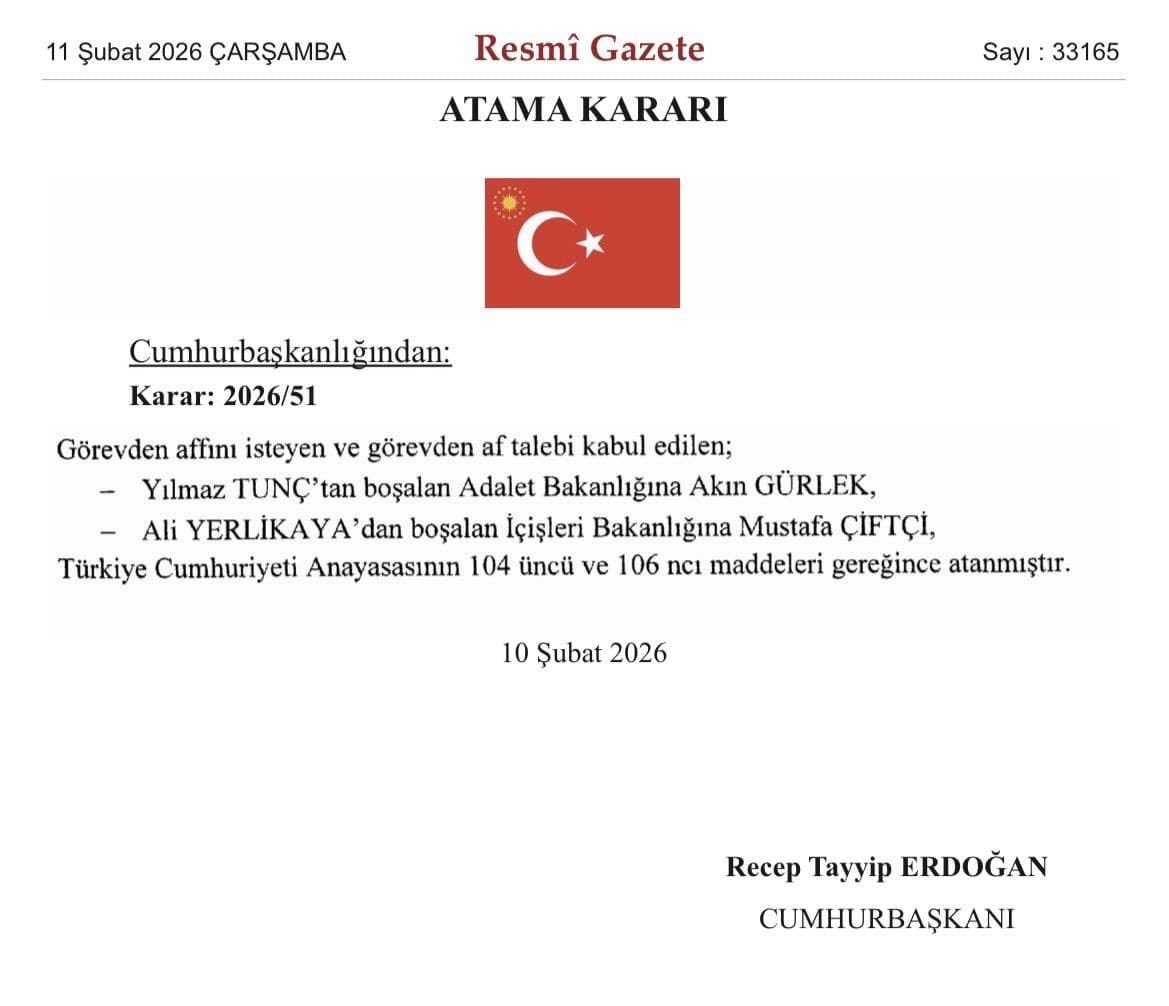 hakanhanozcan's tweet photo. Cumhurbaşkanımız Sayın @RTErdogan’ın tensipleriyle Adalet Bakanlığı görevine atanan Sayın Akın Gürlek’i ve İçişleri Bakanlığı görevine atanan Sayın Mustafa Çiftçi’yi tebrik ediyor, görevlerinde muvaffakiyetler diliyorum. https://t.co/aATXSnTs8p