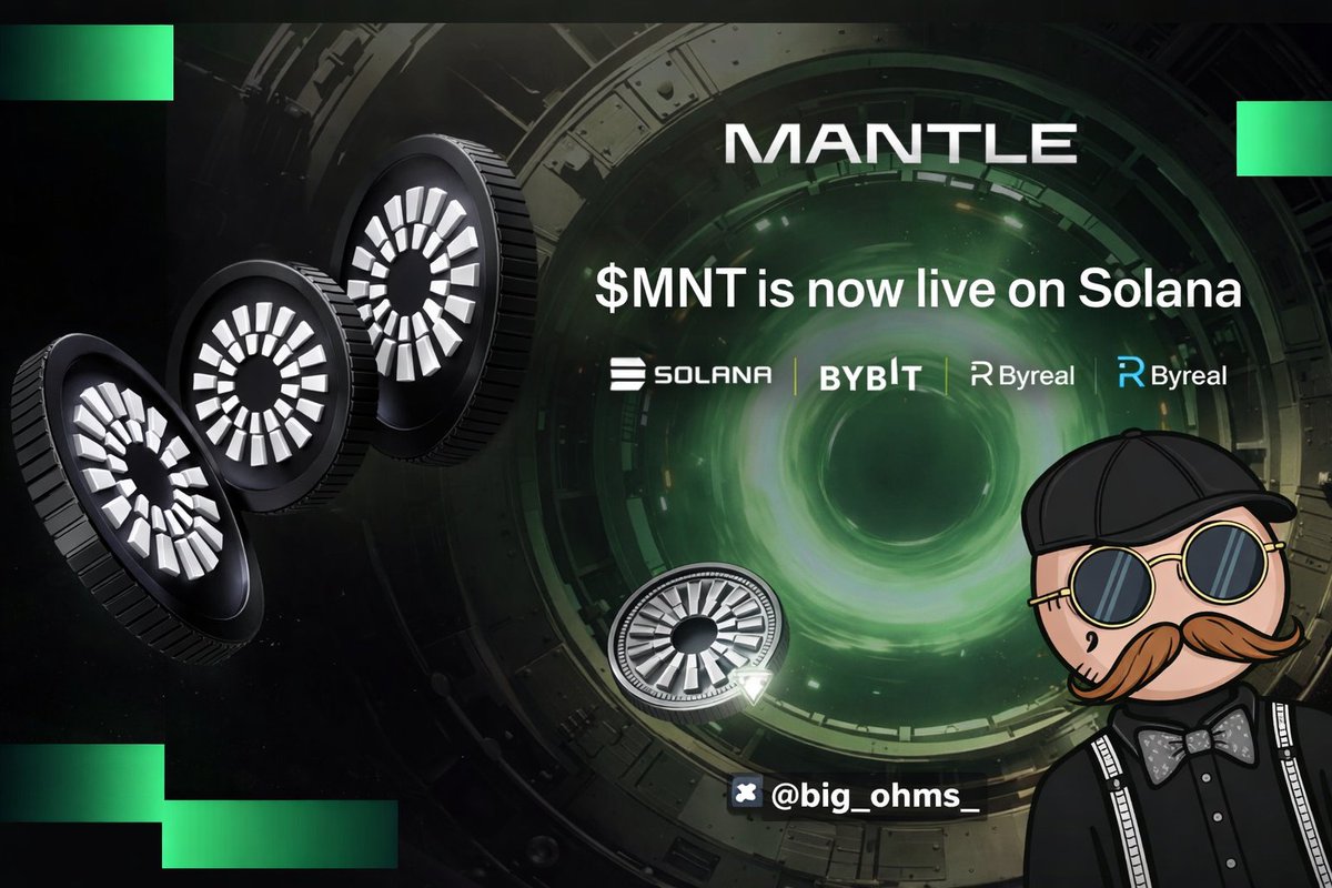 I sent $MNT <a href="/Mantle_Official/">Mantle</a> from Ethereum to Solana expecting the usual bridge gymnastics. Instead, it just arrived.

Same balance , token and identity.

No “soMNT”, no “wMNT”.

That was my first wait a minute moment.