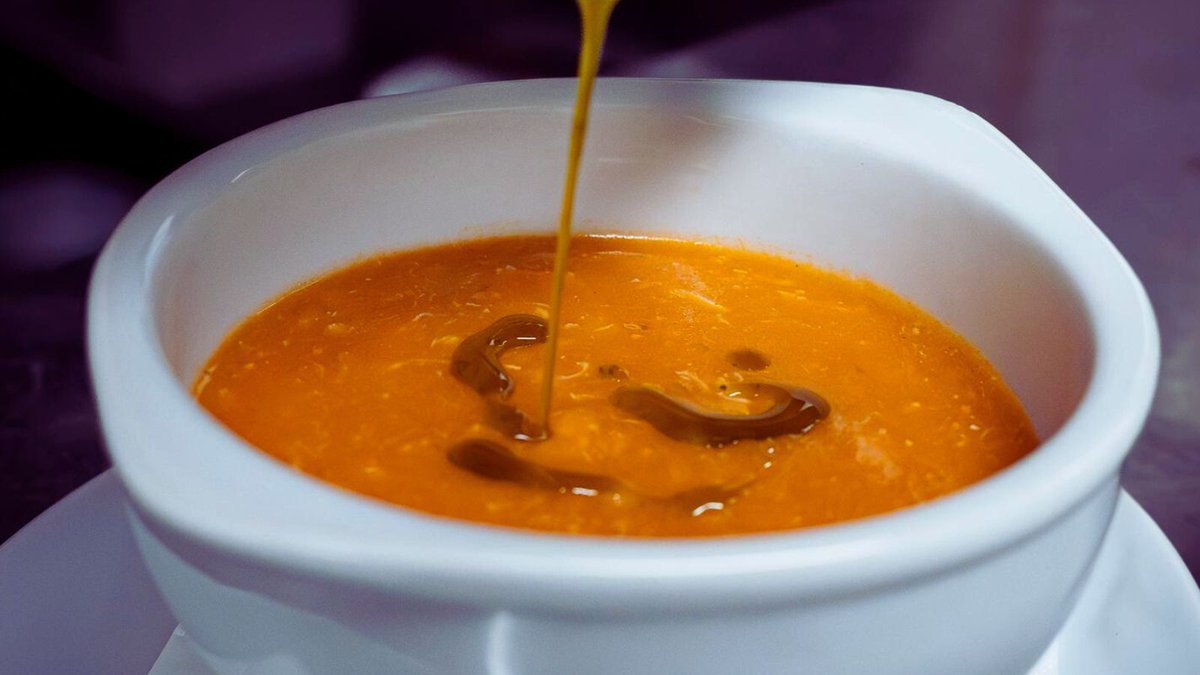 Our Fish Soup hits the spot at lunch on a dreich day. 🦀  Served Wed to Friday 12 to 2 pm. 2 Courses £30, or 3 Courses £35. Menu &amp; online bookings > buff.ly/DZEYrPi 
#GambaGlasgow #GlasgowFineDining #GlasgowRestaurants #SeafoodRestaurant #LunchInStyle #LunchMenu