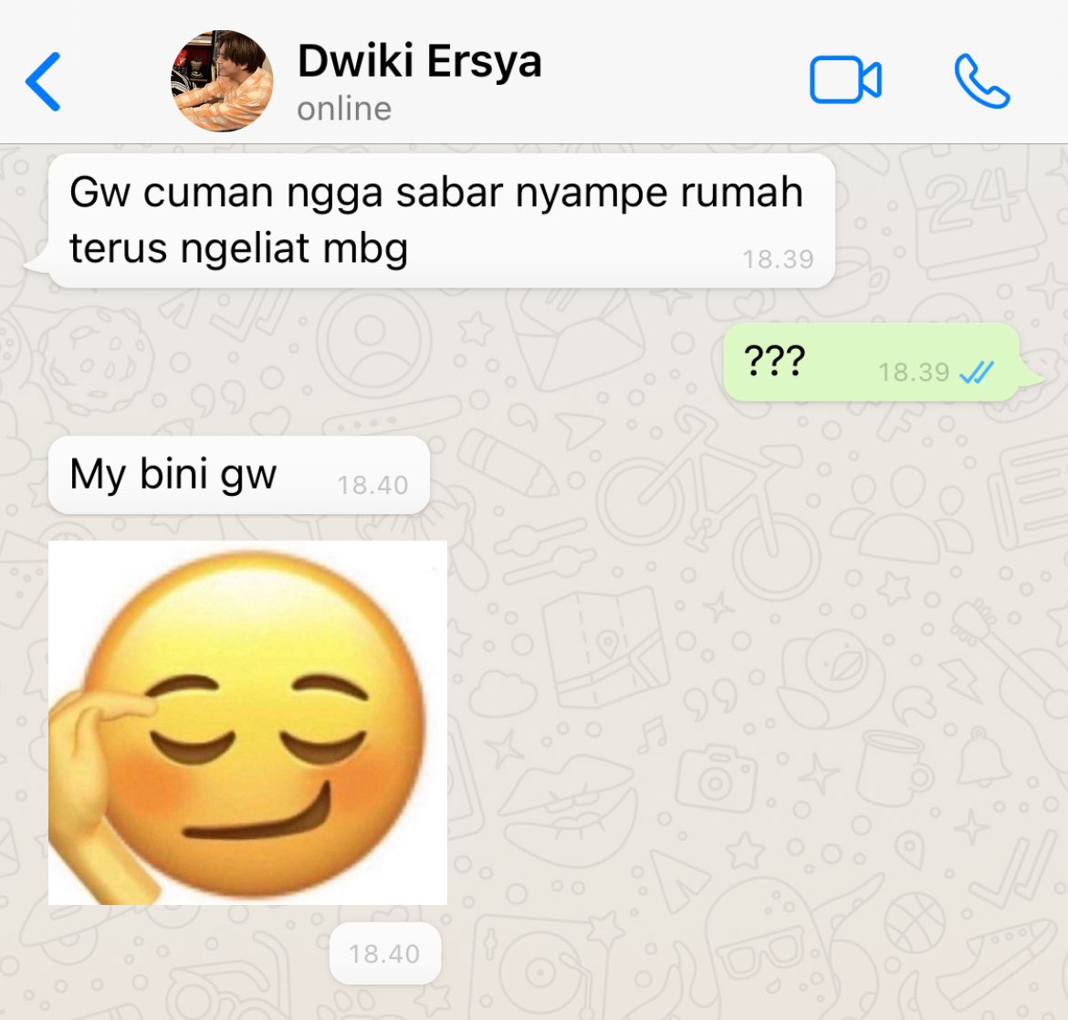 sabar gak sih ki…