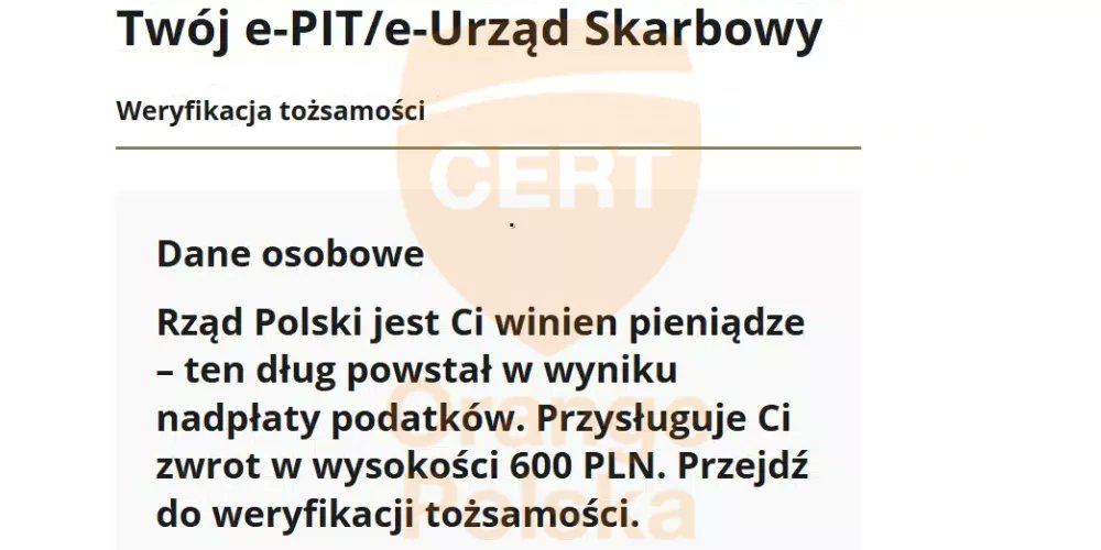 CERT Orange Polska tweet media