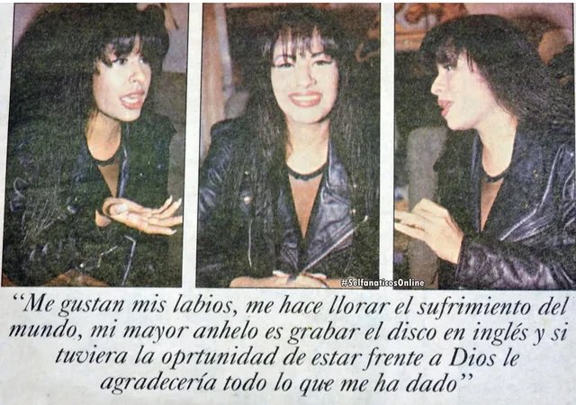 This way she talks about her lips, to world suffering, to an English album, and God in one sentence is sending me 💀