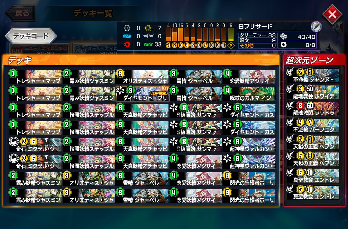 デュエプレADマスター到達！デッキは例によってブリザード。ファイナル