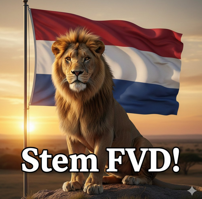 Wil je Nederland redden? 

Maak dan in 104 gemeenten Lidewij de Vos' FVD de grootste.