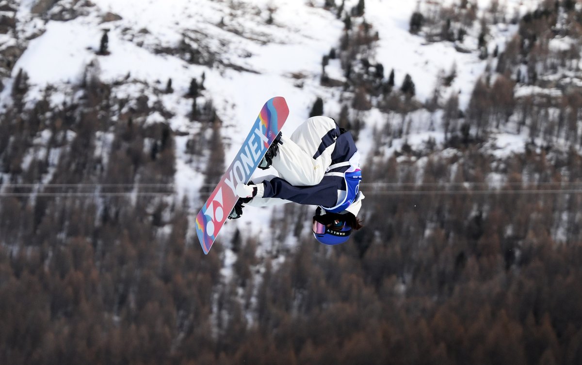 gorin's tweet photo. 女子スノーボード・ハーフパイプ予選🏂

日本人選手全員が予選通過🙌

清水さら選手 2位
工藤璃星選手 4位
冨田せな選手 9位
小野光希選手 11位

決勝は現地時間2月12日🔥

#オリンピック | #ミラノ・コルティナ2026 https://t.co/kdq5az82qW