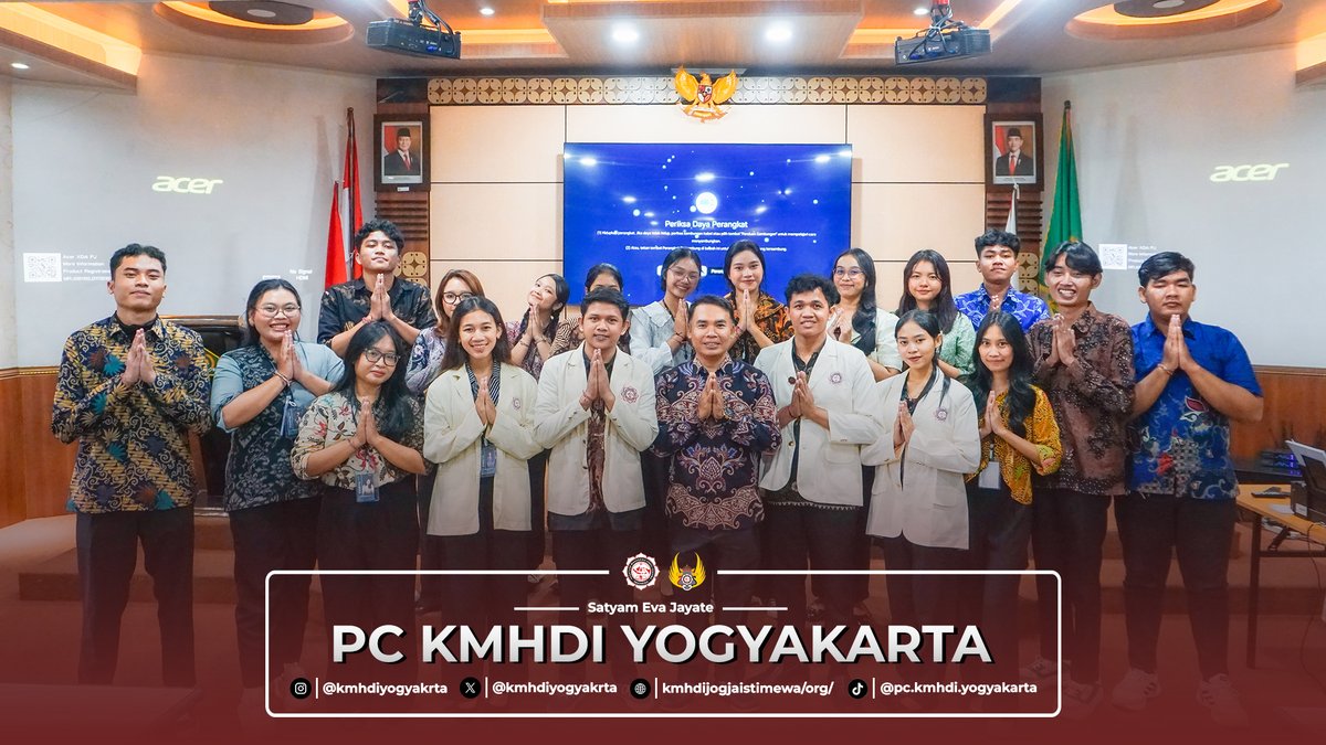 kmhdiyogyakarta's tweet photo. ✨"Melangkah Lebih Strategis: RAKORCAB III PC KMHDI Yogyakarta Sebagai Momentum Evaluasi dan Penguatan Soliditas Organisasi"✨

📖 Baca selengkapnya tentang informasi artikel berikut  
: https://t.co/kxpKeTVfiM https://t.co/5ggxpX04LQ