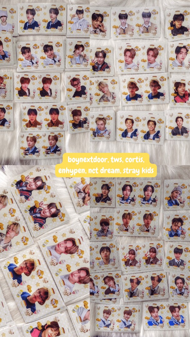 stuffsite's tweet photo. sells halo 📣 mau clearance sale deco fanmade ala freebies sellkor satu set isi 10 pcs 5.980 aja tapi minimal beli 2 set udah inc all ada yg tertarik ? Drop usn kamu yang nanti aku tag 😍  (itzbaedream) https://t.co/3k23iDNsNw