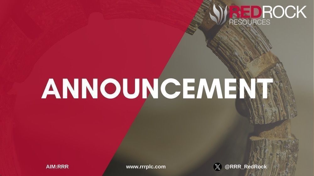 Red Rock Resources announces an update, further to those of 23 October 2025, 25 November 2025 particularly as they relate to developments in the Democratic Republic of Congo and further to the Annual Report published on 22 December 2025.

Read here: londonstockexchange.com/news-article/R… #RRR