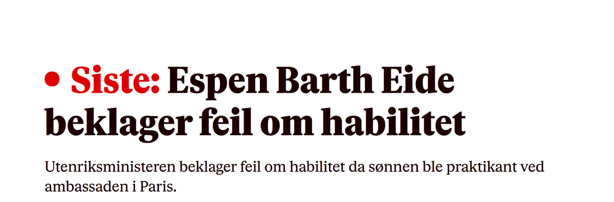 Det går i arv!
Så blir spørsmålet også hvilke knehøner som arbeider i nærheten av ministrene .
Kan ansatte byråkrater aldri kan melde at dette ikke er greit eller  er  de kunnskapsløse om regelverket.