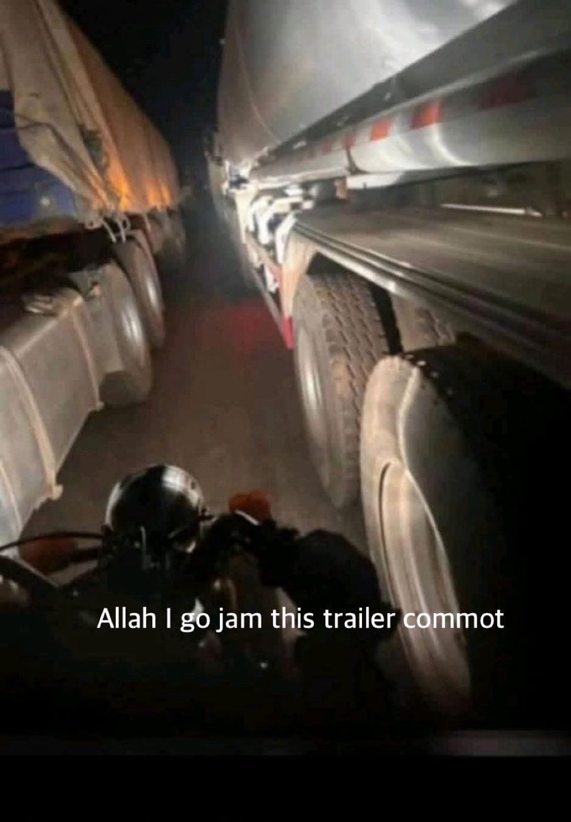 "The bike scenes in  action movies are fake"

Hausa bike men: