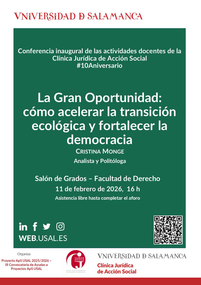 ClínicaJurídica USAL tweet media