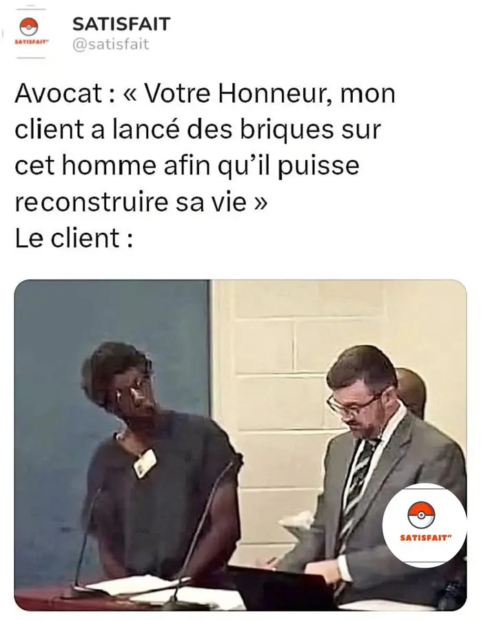 Djata18's tweet photo. @luca_varan  arrête ça, comment lancer des briques pour reconstruire sa vie? https://t.co/MJ9bjRFkFS