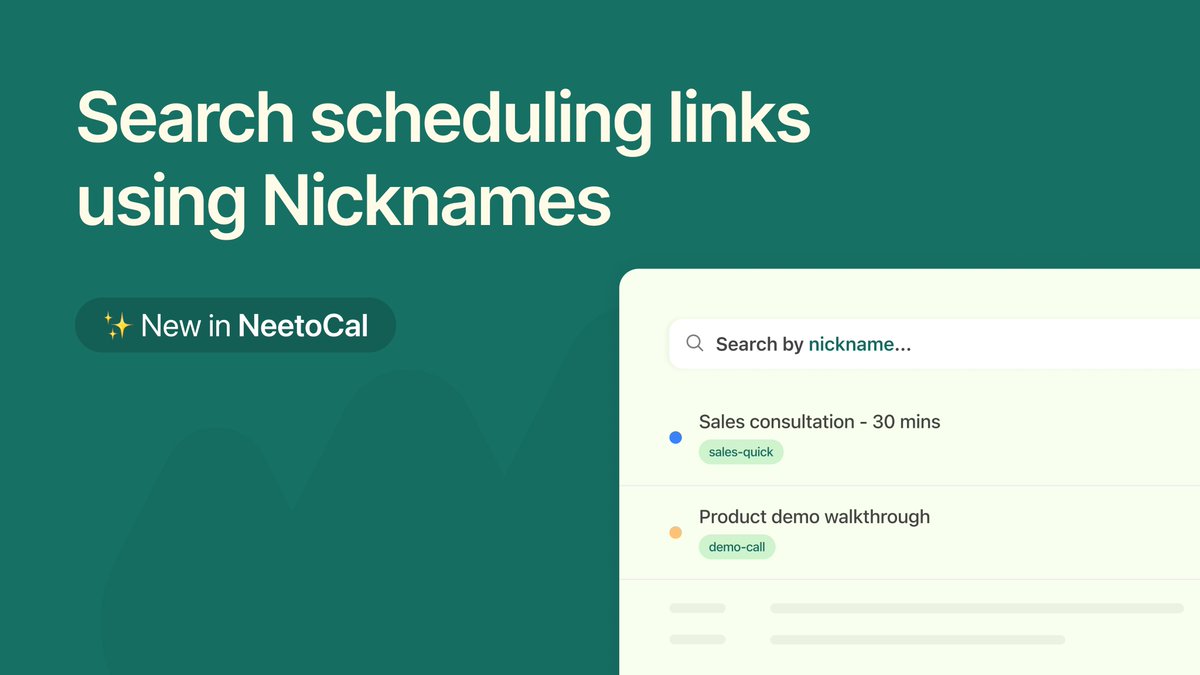 NeetoCal tweet media