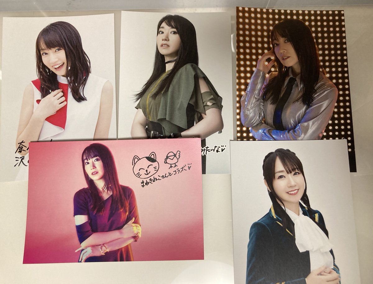 交換希望】 水樹奈々 まねきねこ ポストカード 譲…WONDER QUEST EP