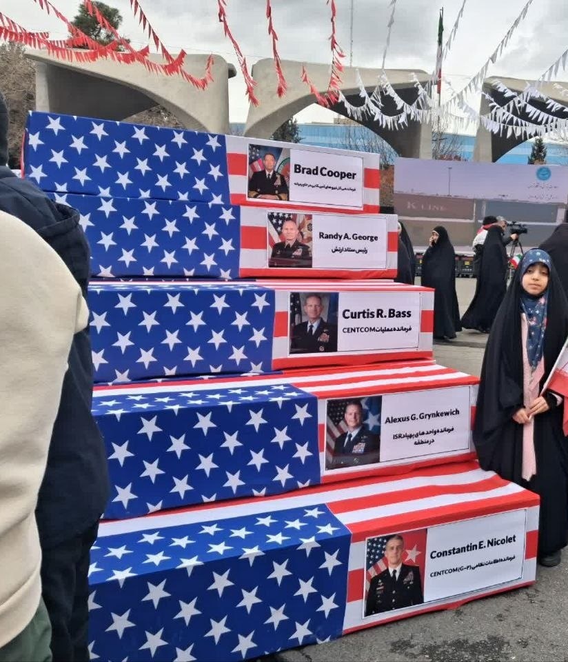 President Trump <a href="/POTUS/">President Donald J. Trump</a> please pay attention
This is a photo from today's government ceremony
The Islamic Republic wants the death of Americans
#NoDealWithMullahs